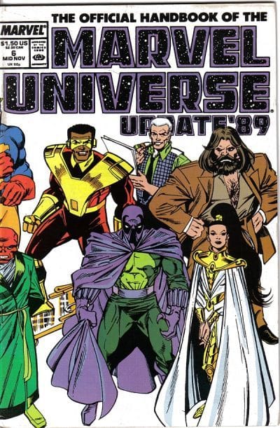 Marvel COMIC BOOK The Official Handbook of the Marvel Universe #6 - CVR A