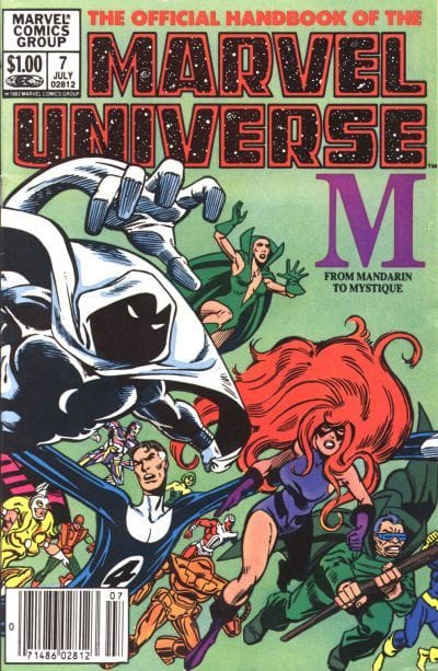 Marvel COMIC BOOK The Official Handbook of the Marvel Universe #7 - CVR A (VF)