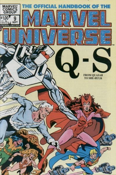 Marvel COMIC BOOK The Official Handbook of the Marvel Universe #9 - CVR A (VF)