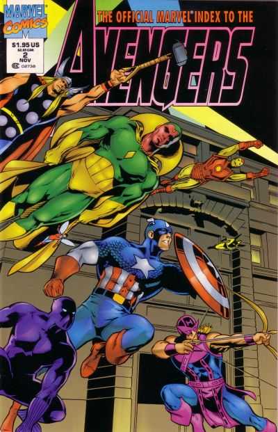 Marvel COMIC BOOK The Official Marvel Index to the Avengers #2 (VF/NM)