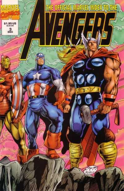 Marvel COMIC BOOK The Official Marvel Index to the Avengers #3 (VF/NM)