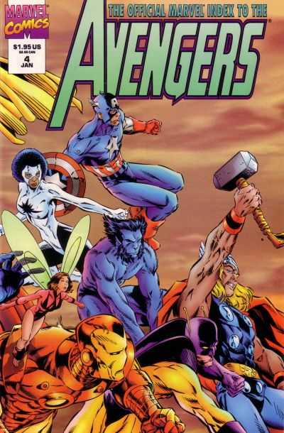 Marvel COMIC BOOK The Official Marvel Index to the Avengers #4 (VF/NM)