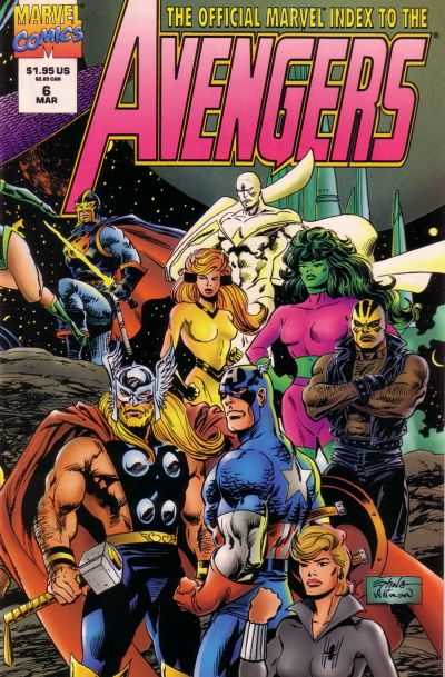 Marvel COMIC BOOK The Official Marvel Index to the Avengers #6 (VF/NM)