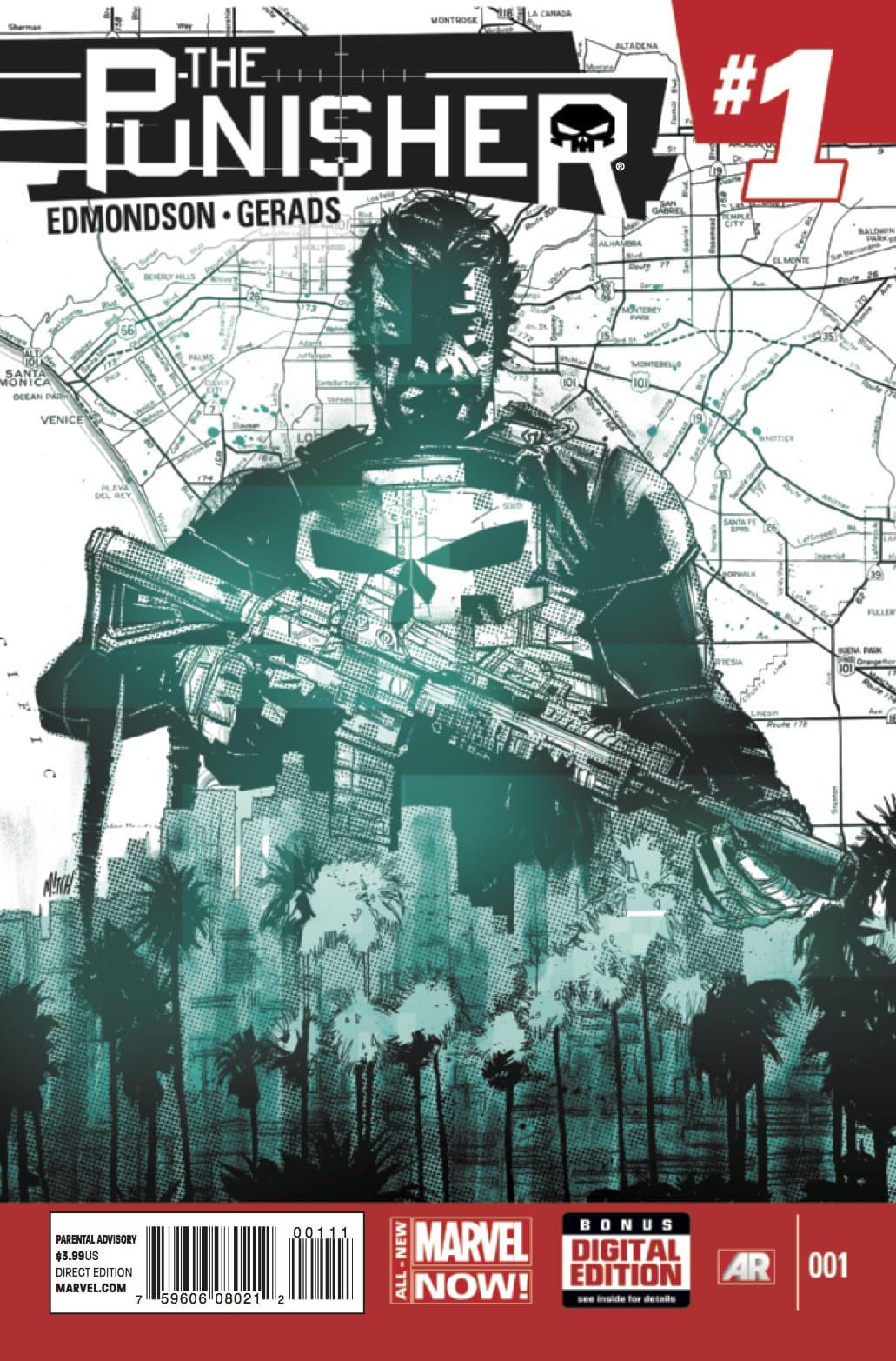 Marvel COMIC BOOK The Punisher #1 CVR A Marvel 2014 FN