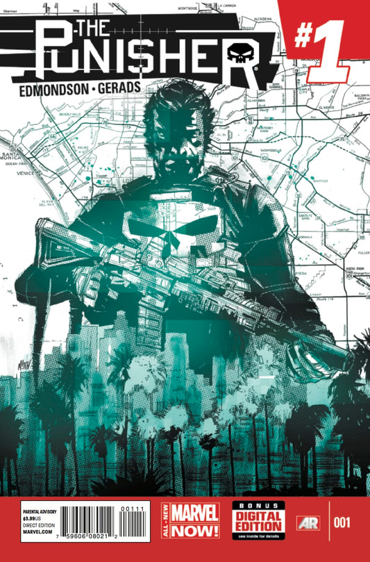 Marvel COMIC BOOK The Punisher #1 CVR A Marvel 2014 FN