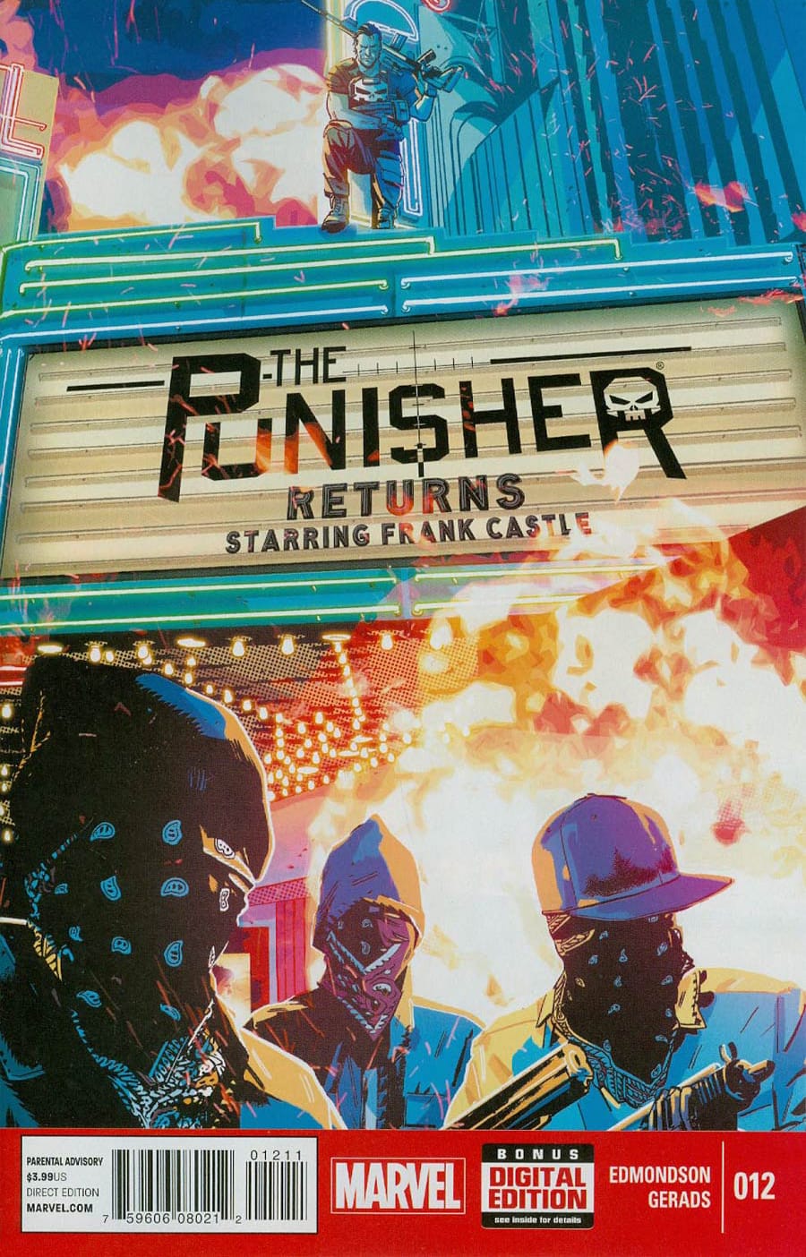 Marvel COMIC BOOK The Punisher #12 CVR A Marvel 2014 FN