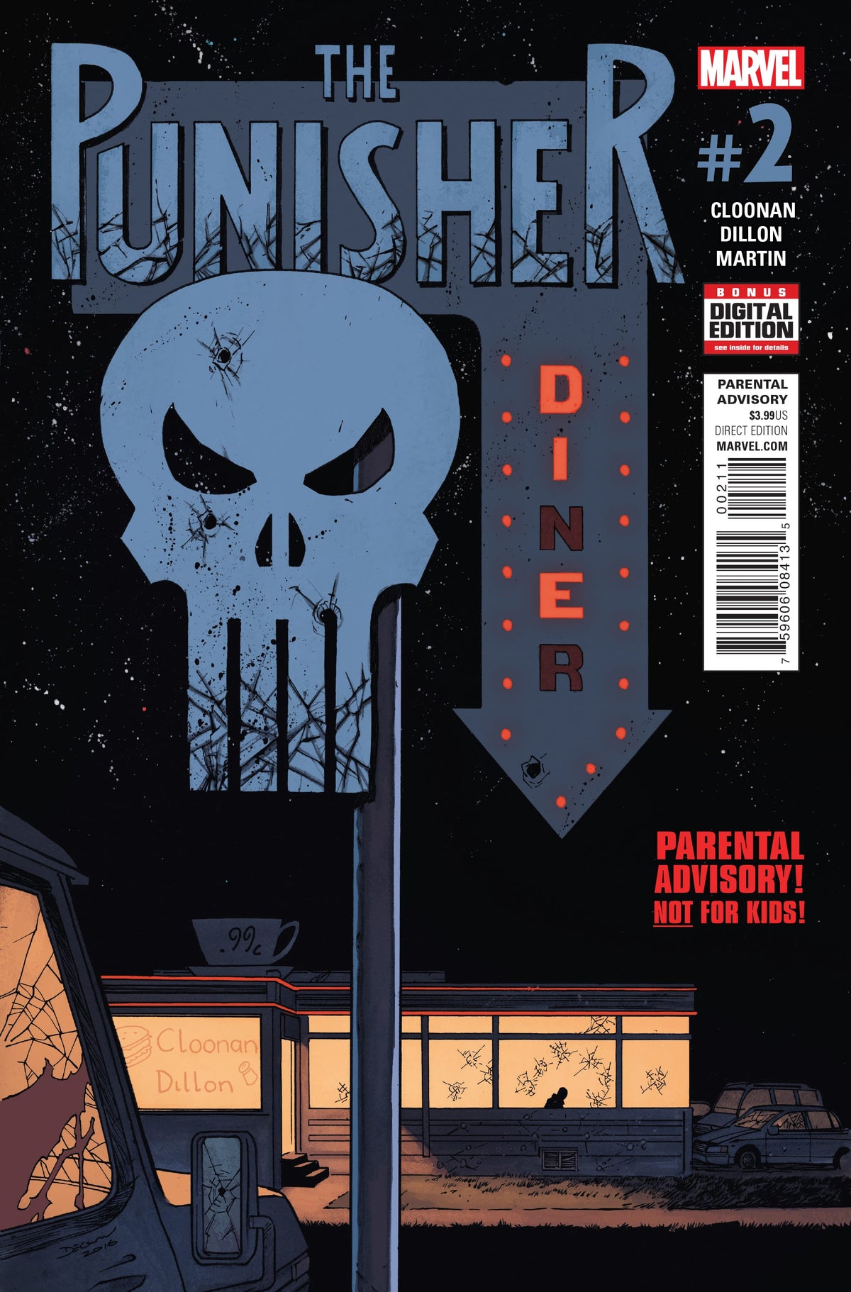 Marvel COMIC BOOK The Punisher #2 CVR A Marvel 2016 FN