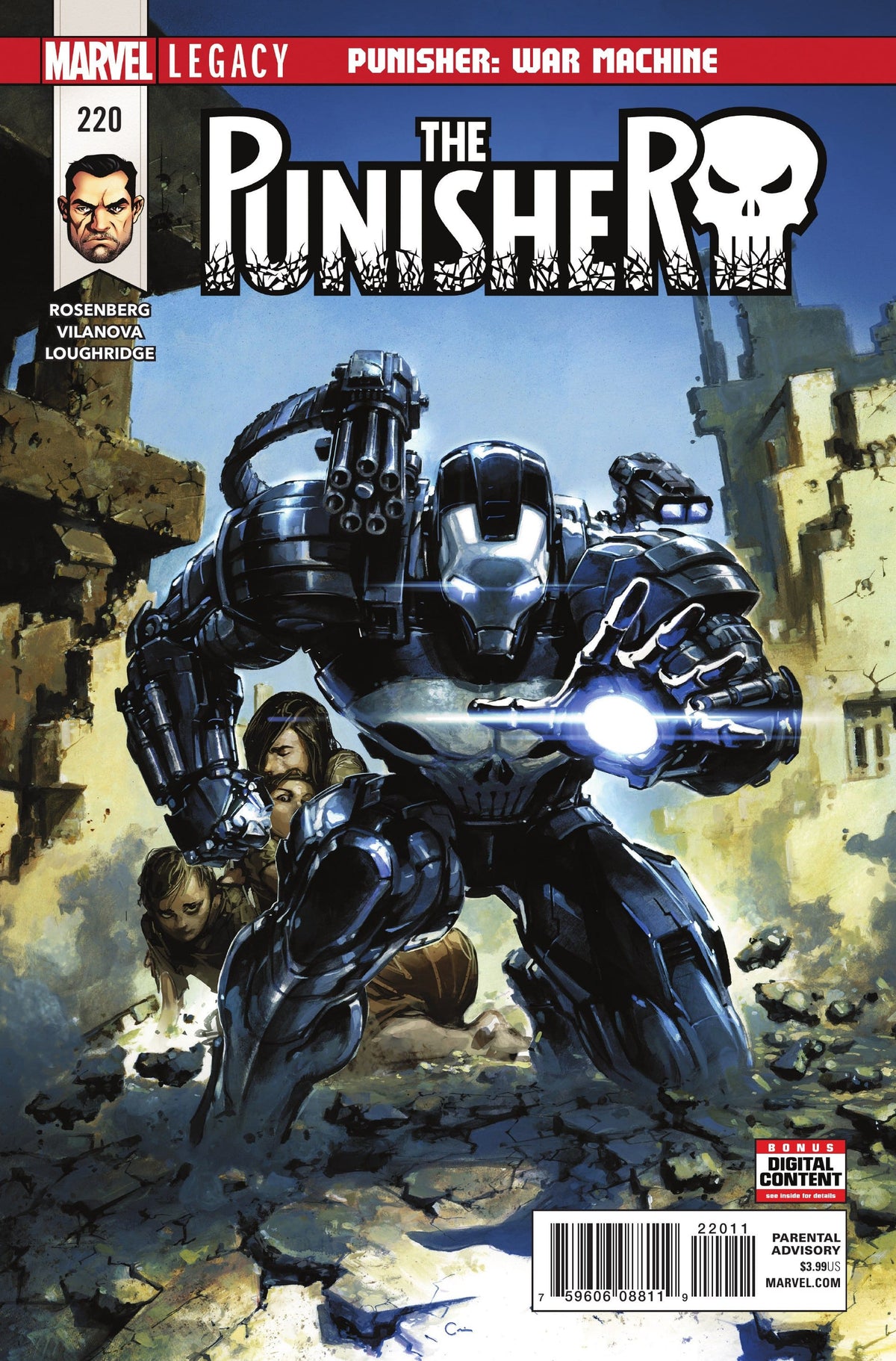 Marvel COMIC BOOK The Punisher #220 CVR A Marvel 2018 FN