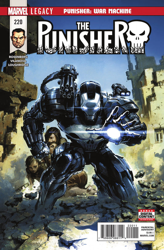 Marvel COMIC BOOK The Punisher #220 CVR A Marvel 2018 FN