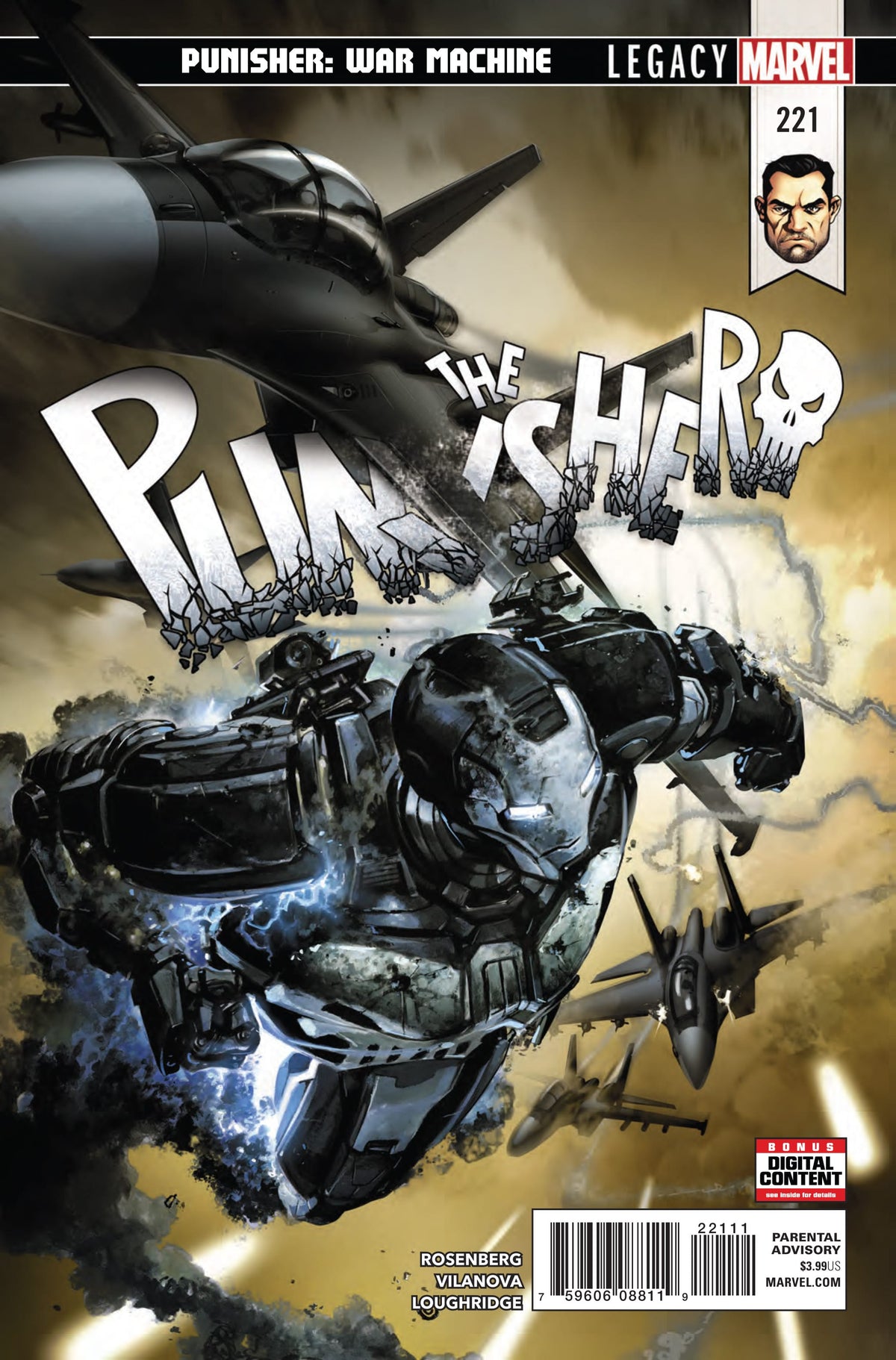 Marvel COMIC BOOK The Punisher #221 CVR A Marvel 2018 FN