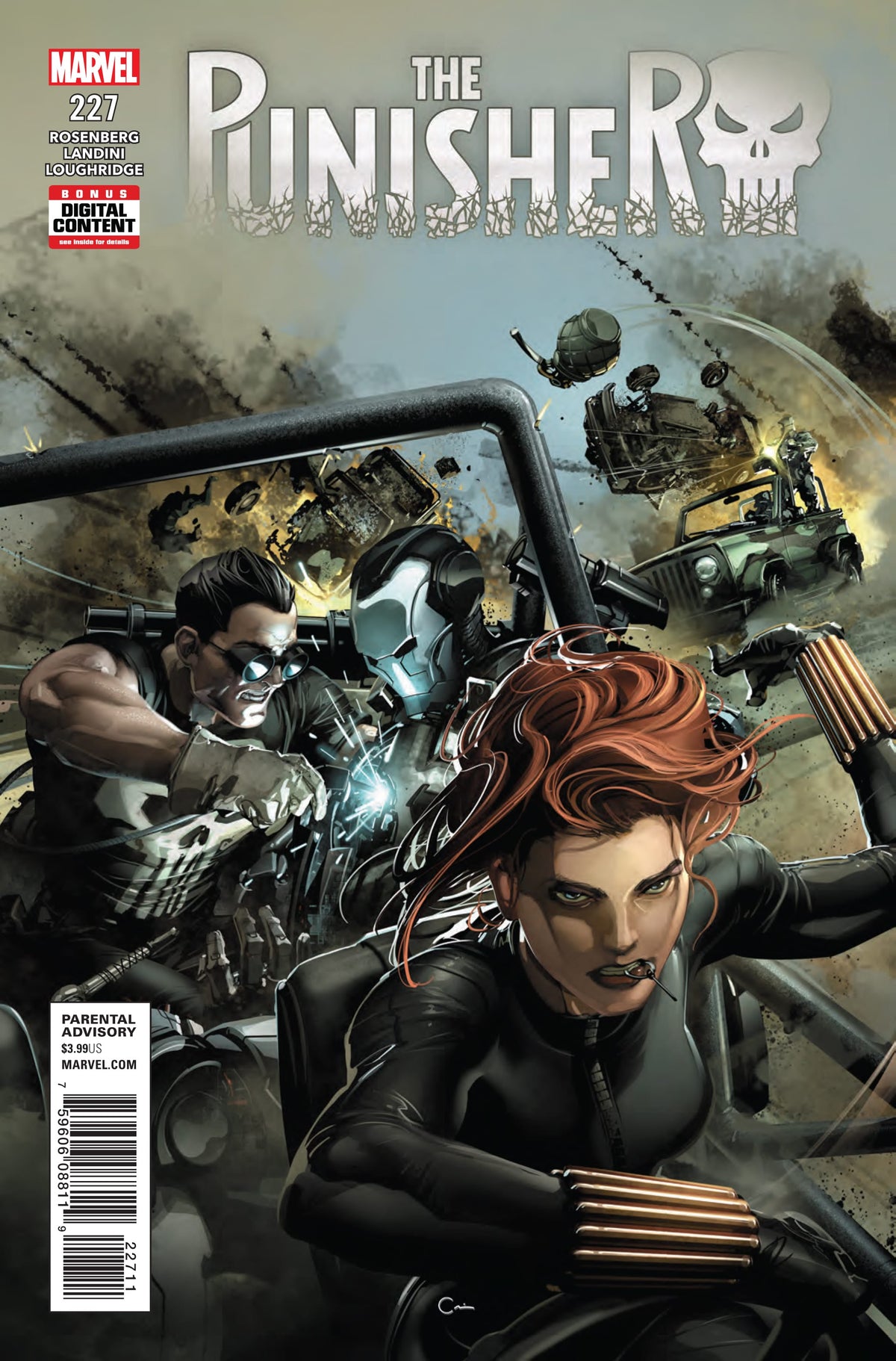 Marvel COMIC BOOK The Punisher #227 CVR A Marvel 2018 FN