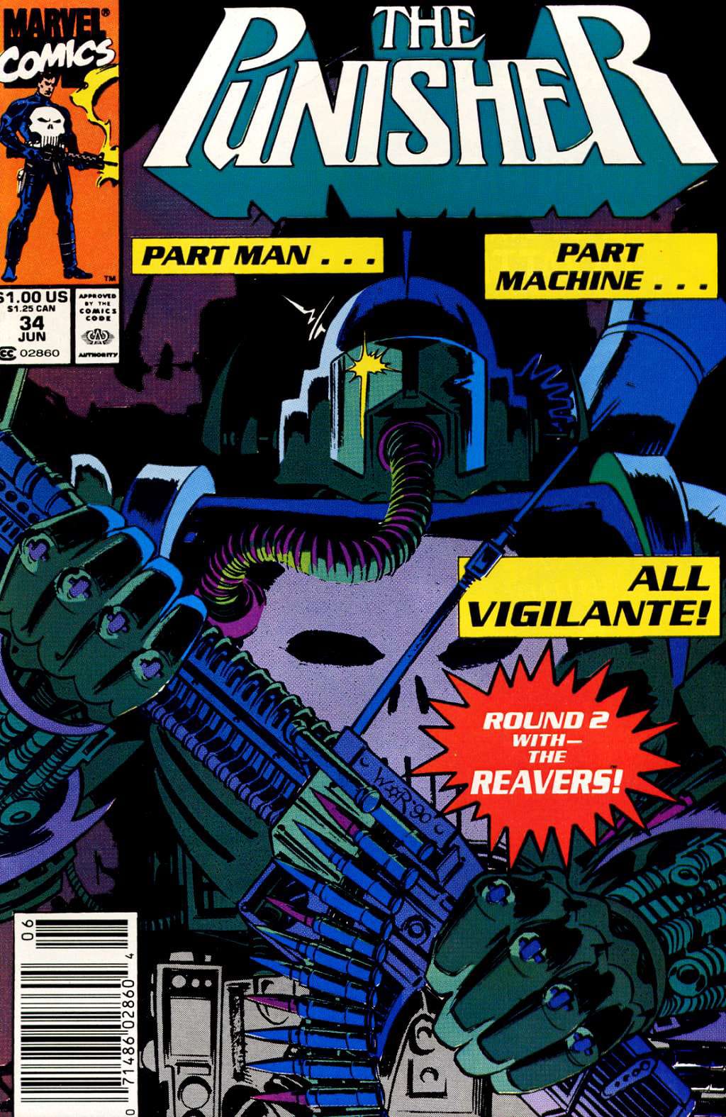 Marvel COMIC BOOK The Punisher #34 (VF)