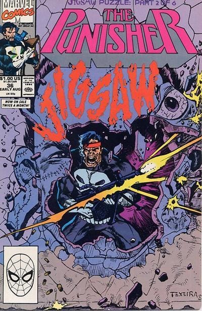 Marvel COMIC BOOK The Punisher #36 (VF)
