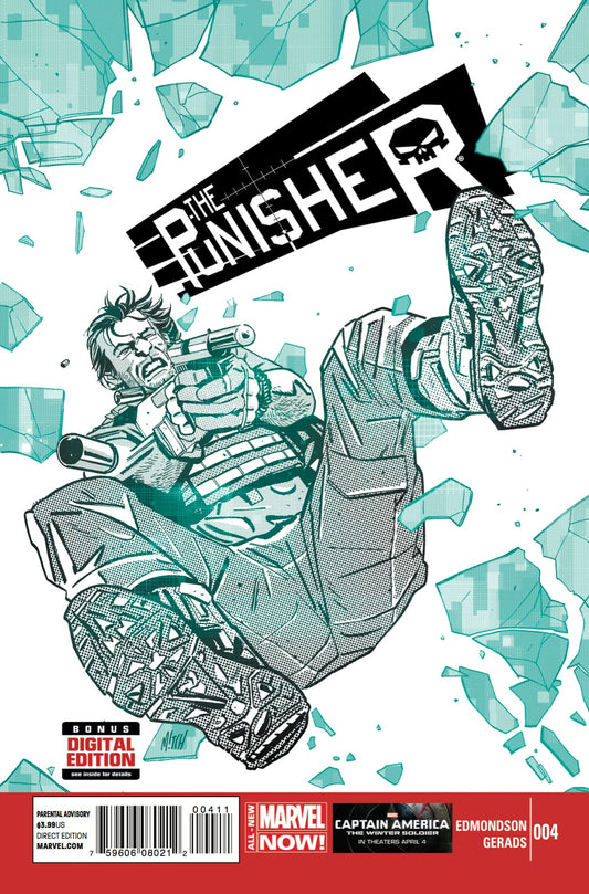 Marvel COMIC BOOK The Punisher #4 CVR A Marvel 2014 FN