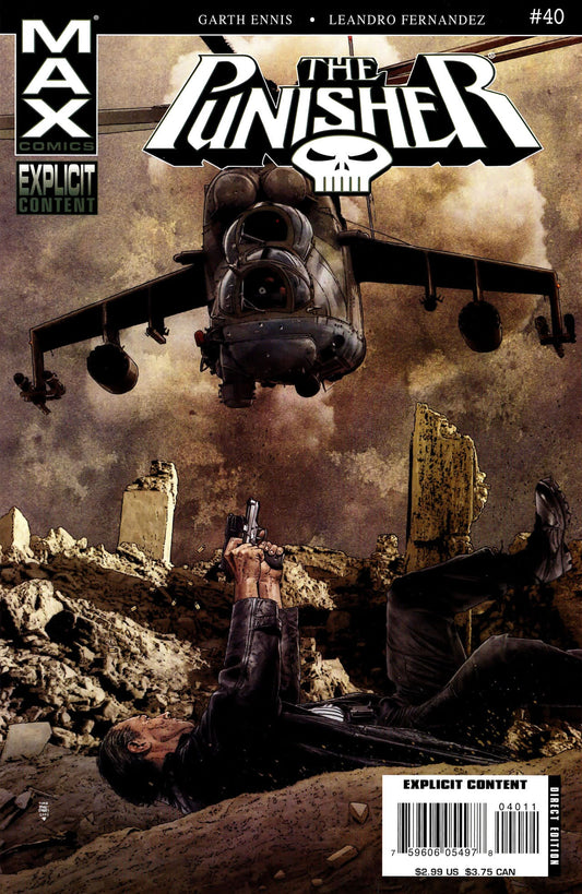 Marvel COMIC BOOK The Punisher #40 CVR A Marvel 2007 FN