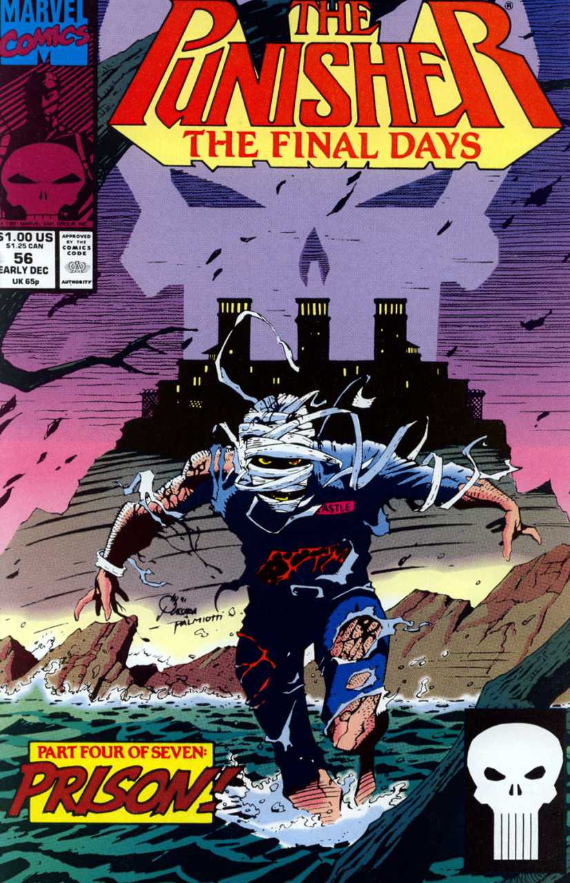 Marvel COMIC BOOK The Punisher #56 (FN)
