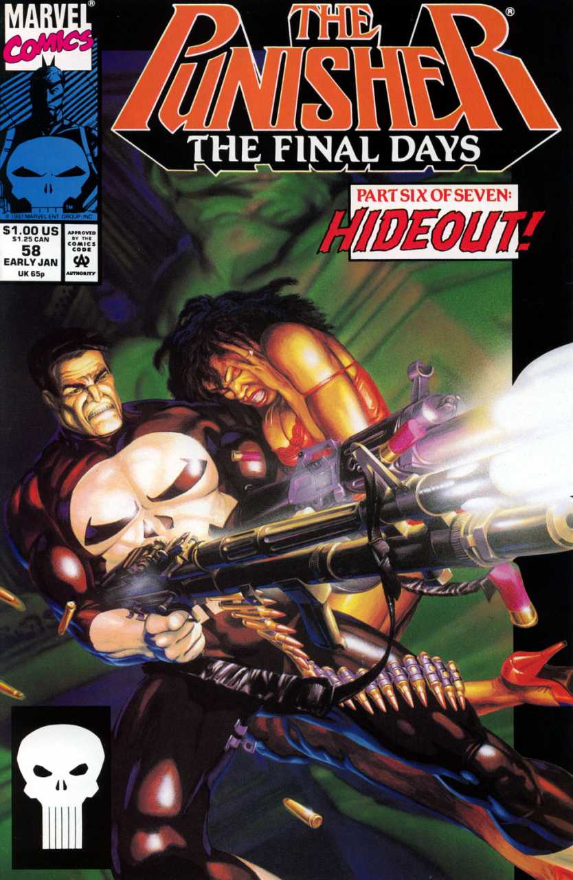 Marvel COMIC BOOK The Punisher #58 (FN)