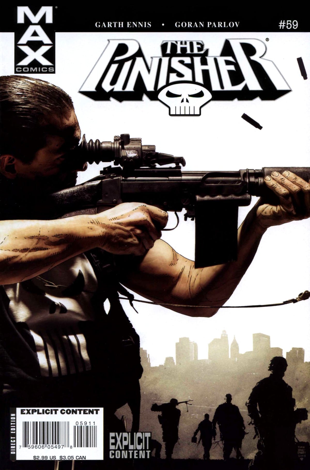 Marvel COMIC BOOK The Punisher #59 CVR A Marvel 2008 FN