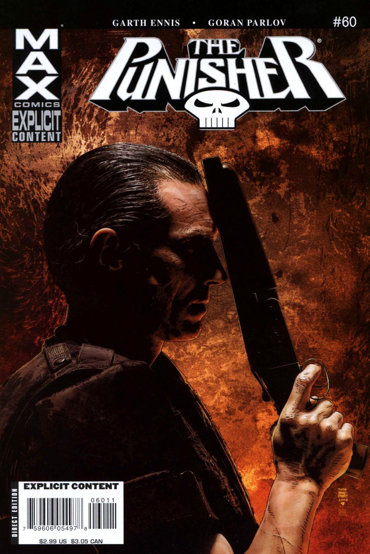 Marvel COMIC BOOK The Punisher #60 CVR A Marvel 2008 FN