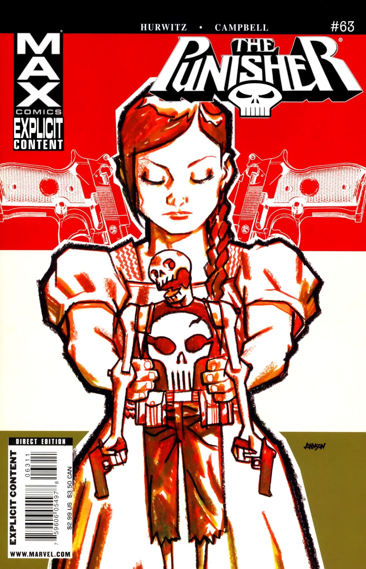 Marvel COMIC BOOK The Punisher #63 CVR A Marvel 2008 FN