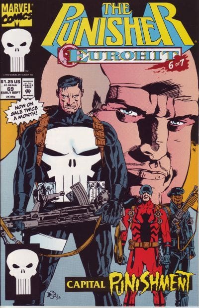 Marvel COMIC BOOK The Punisher #69 (VF)