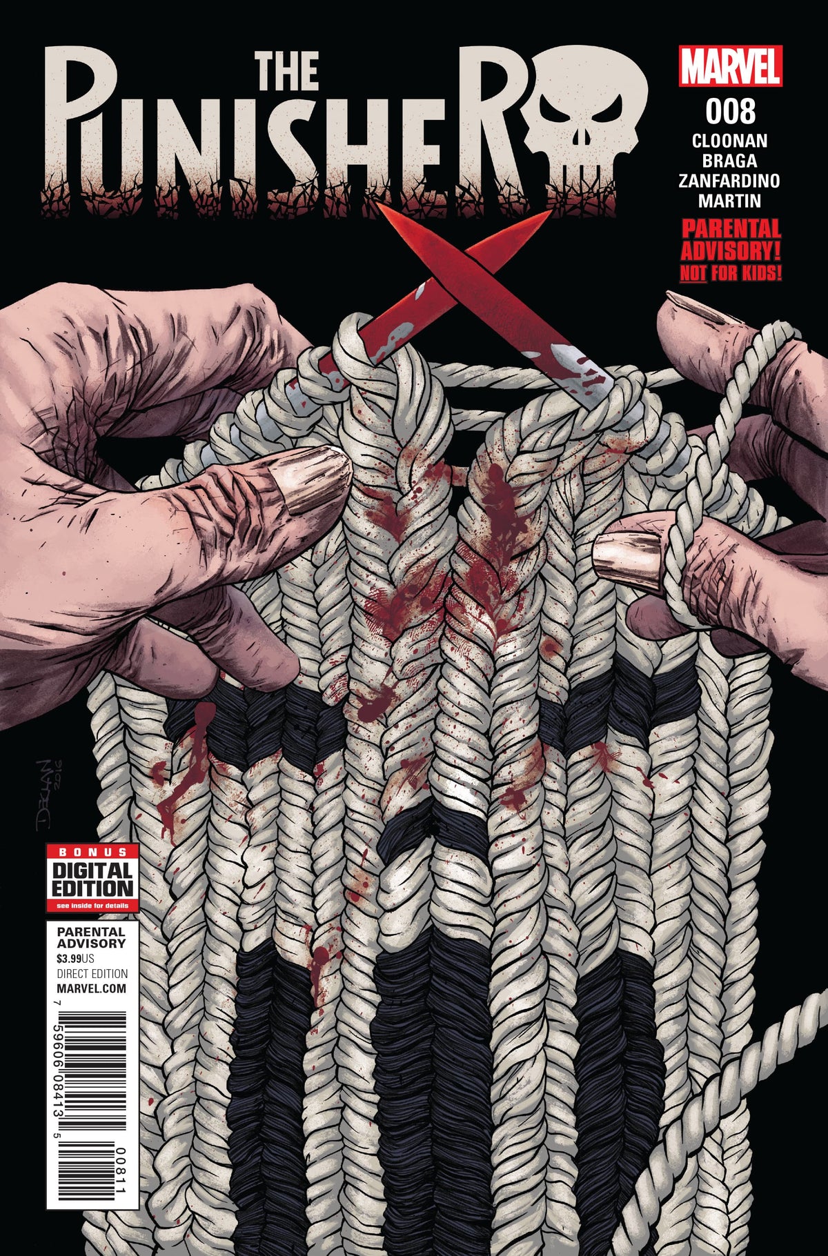 Marvel COMIC BOOK The Punisher #8 CVR A Marvel 2017 FN