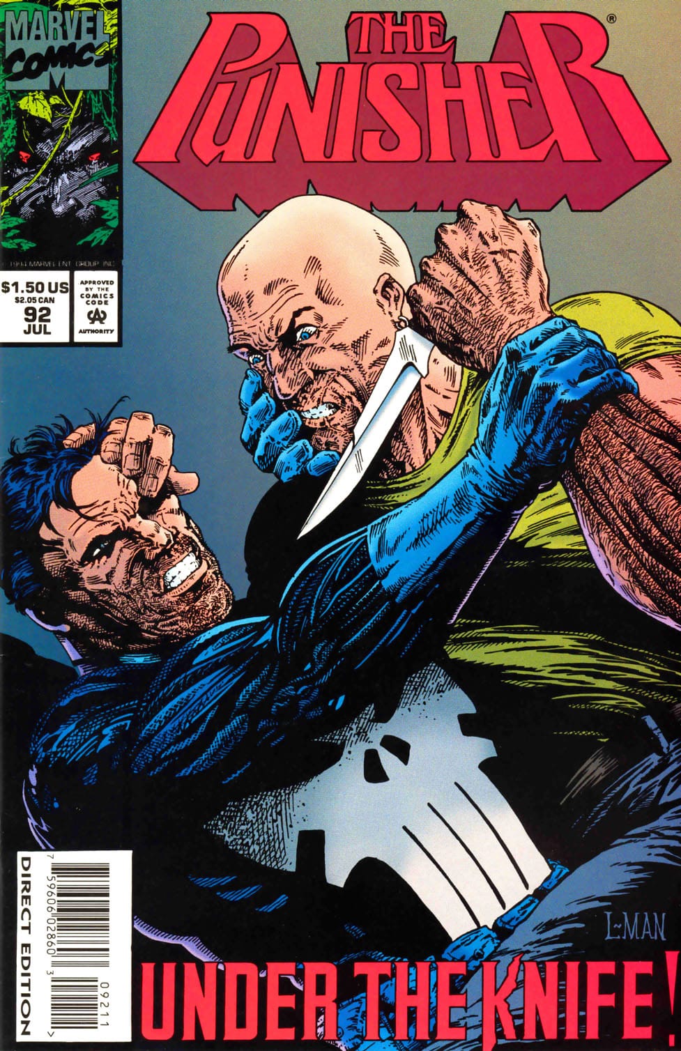Marvel COMIC BOOK The Punisher #92 (VF)