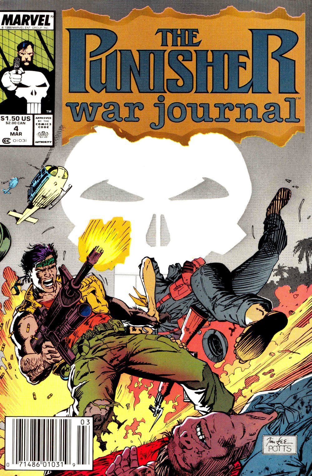 Marvel COMIC BOOK The Punisher War Journal #4 (FN)