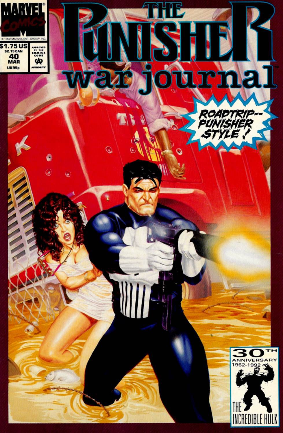 Marvel COMIC BOOK The Punisher War Journal #40 (VF)