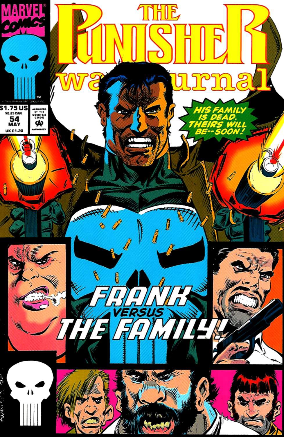 Marvel COMIC BOOK The Punisher War Journal #54 (VF)