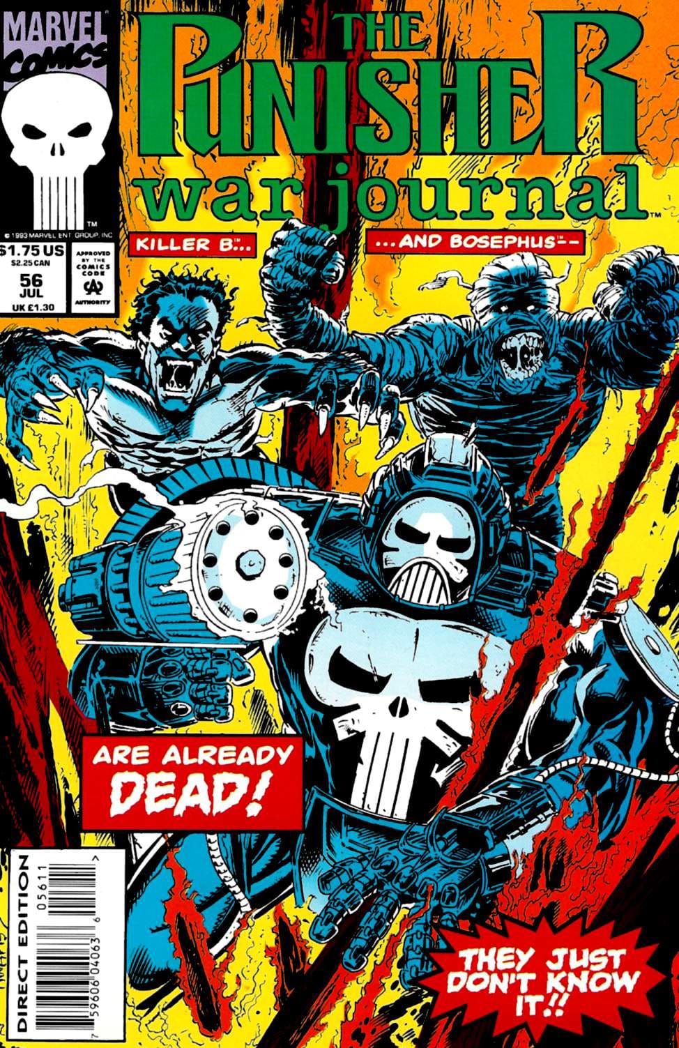 Marvel COMIC BOOK The Punisher War Journal #56 (VF)