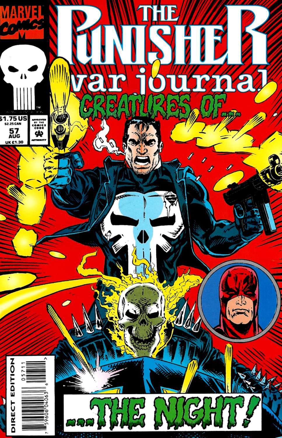 Marvel COMIC BOOK The Punisher War Journal #57 (VF)