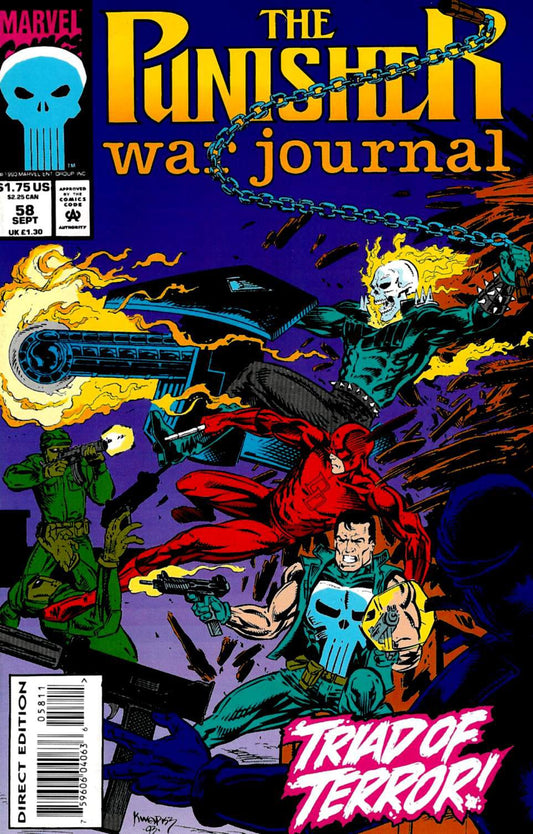 Marvel COMIC BOOK The Punisher War Journal #58 (VF)