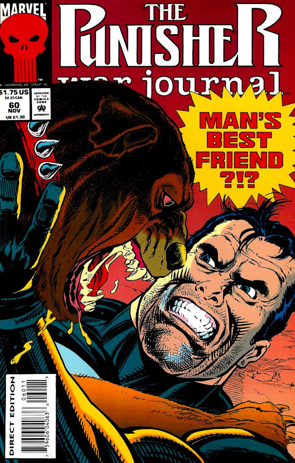Marvel COMIC BOOK The Punisher War Journal #60 (VF)