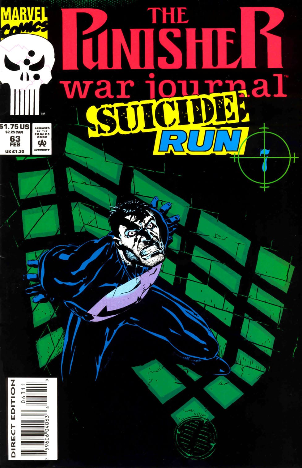 Marvel COMIC BOOK The Punisher War Journal #63 (VF)