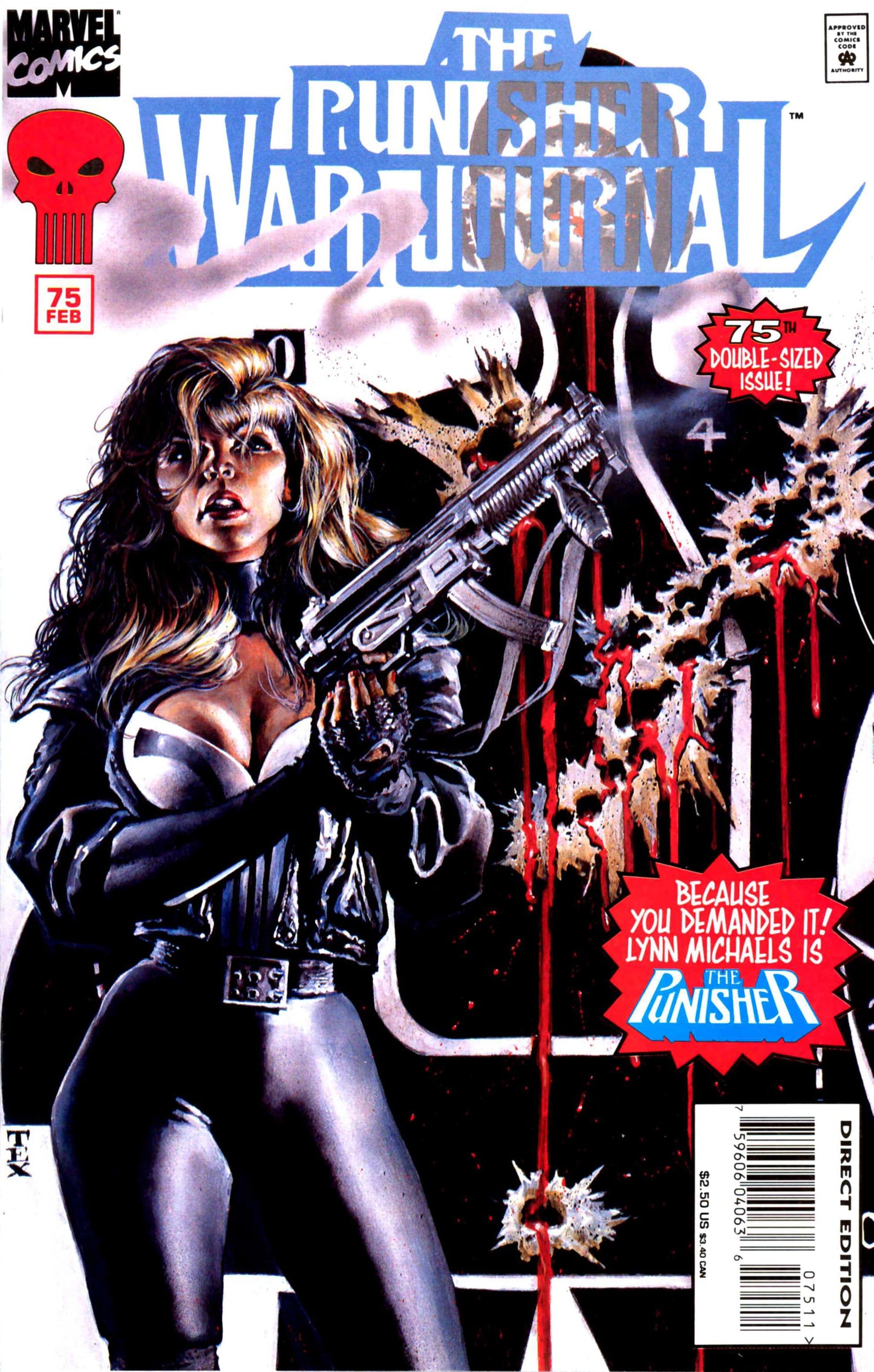 Marvel COMIC BOOK The Punisher War Journal #75 (VF)