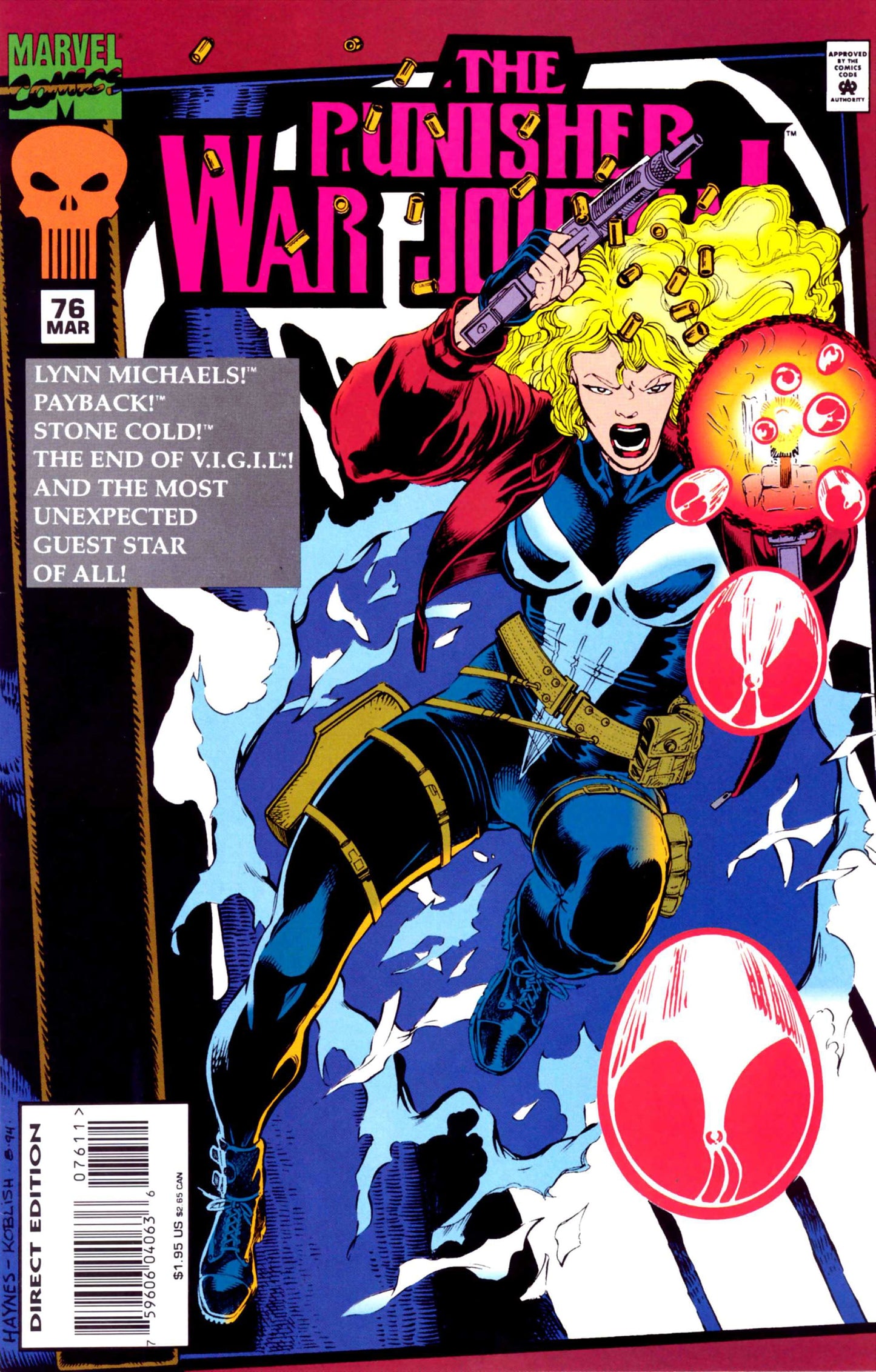 Marvel COMIC BOOK The Punisher War Journal #76 (VF)