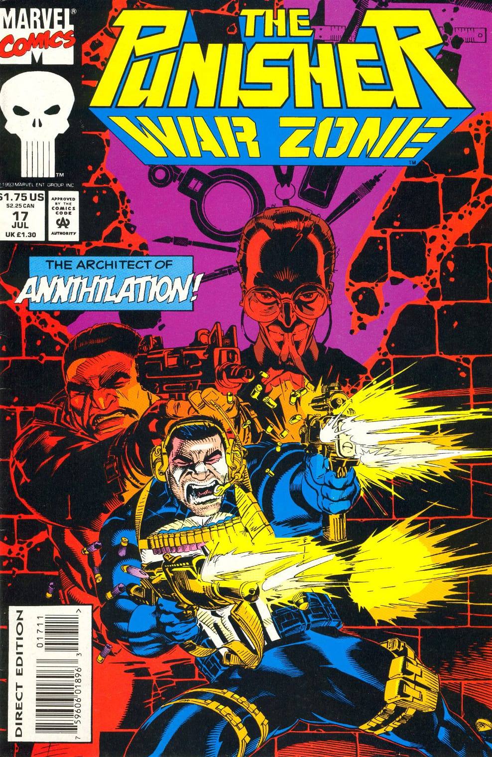 Marvel COMIC BOOK The Punisher: War Zone #17 (VF)