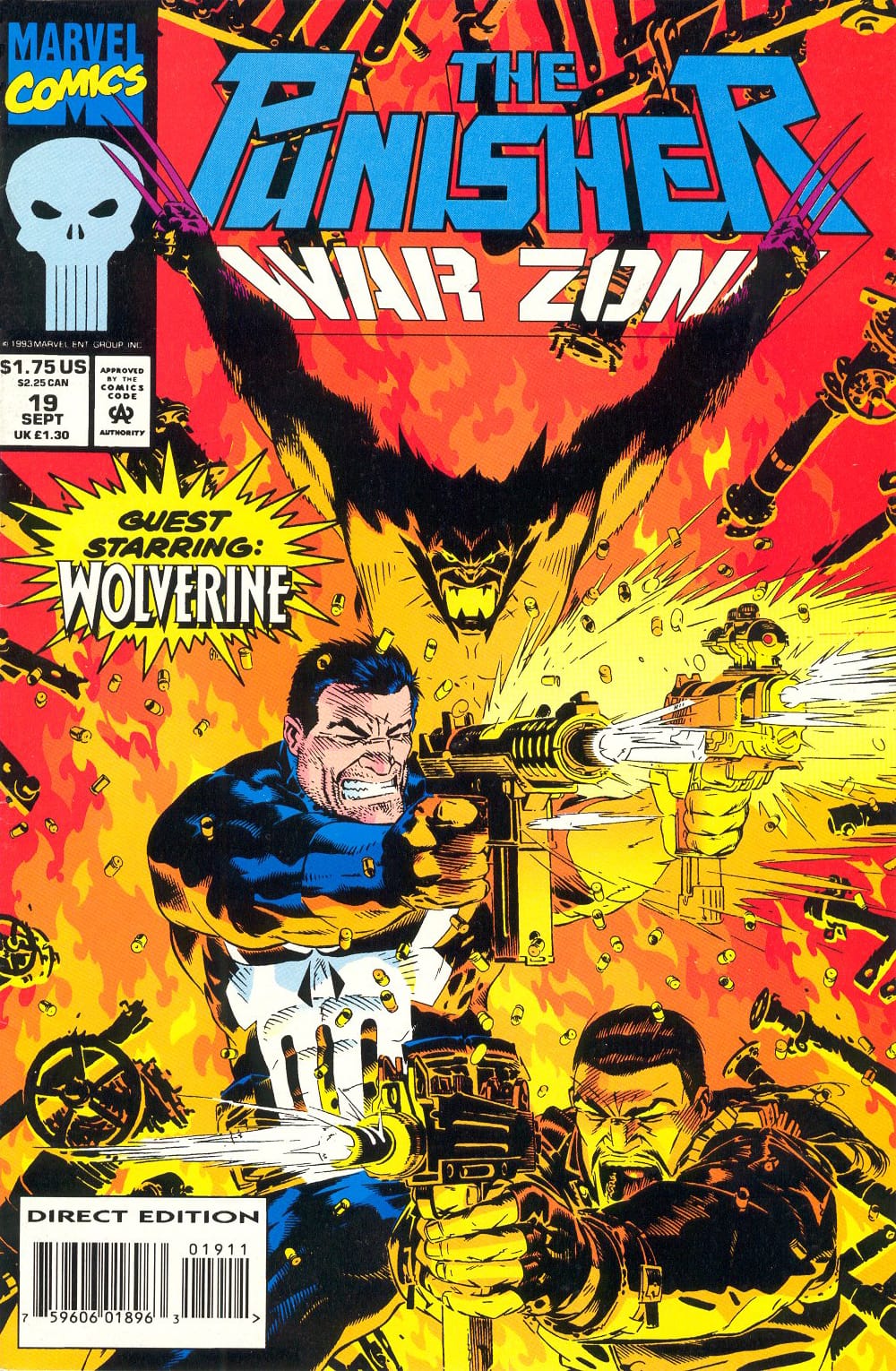 Marvel COMIC BOOK The Punisher: War Zone #19 (VF)