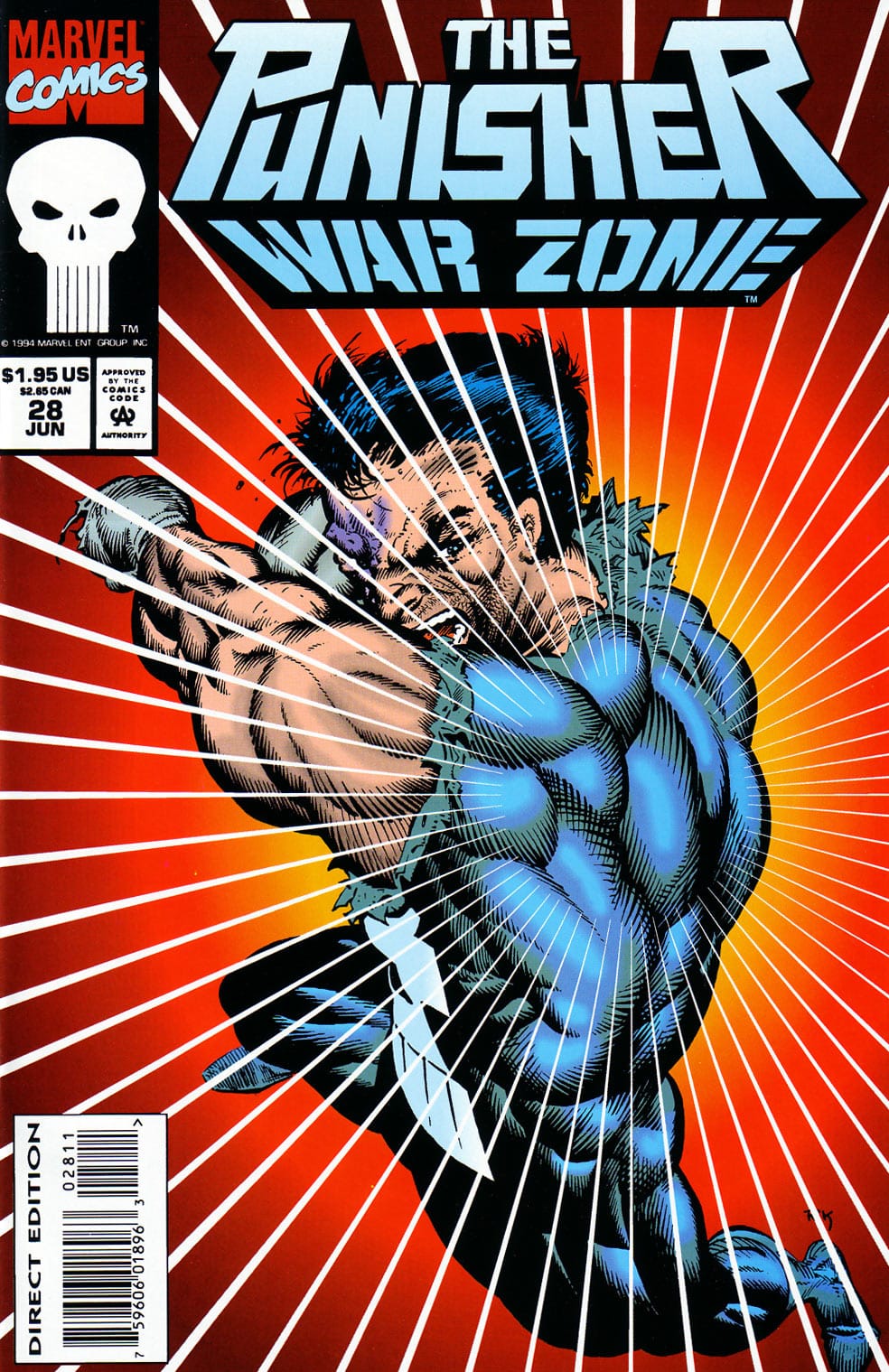 Marvel COMIC BOOK The Punisher: War Zone #28 (VF)