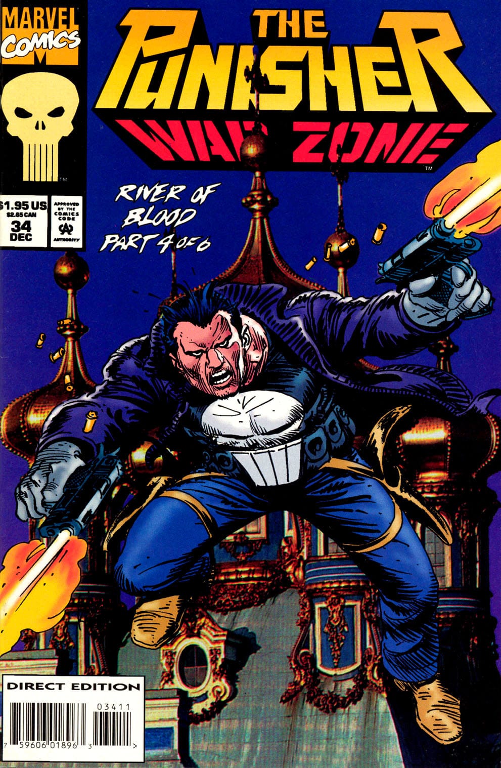 Marvel COMIC BOOK The Punisher: War Zone #34 (VF)