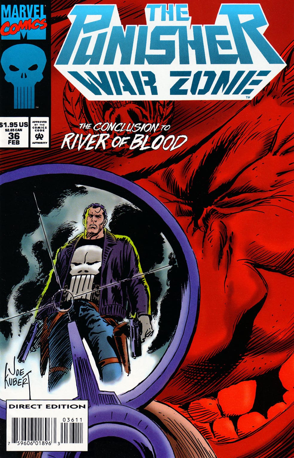 Marvel COMIC BOOK The Punisher: War Zone #36 (VF)