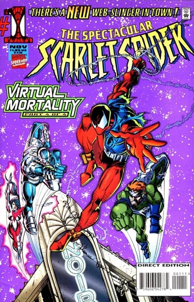 Marvel COMIC BOOK The Spectacular Scarlet Spider #1 CVR A Marvel 1995 VF