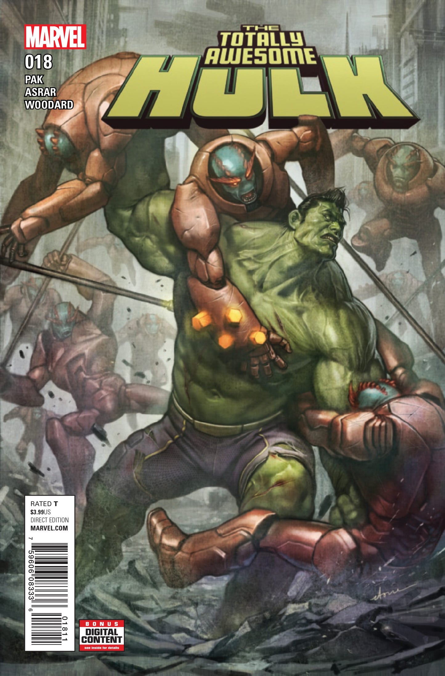 Marvel COMIC BOOK The Totally Awesome Hulk #18 - CVR A (VF/NM)