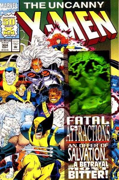 Marvel COMIC BOOK The Uncanny X-Men #304 (VF/NM)