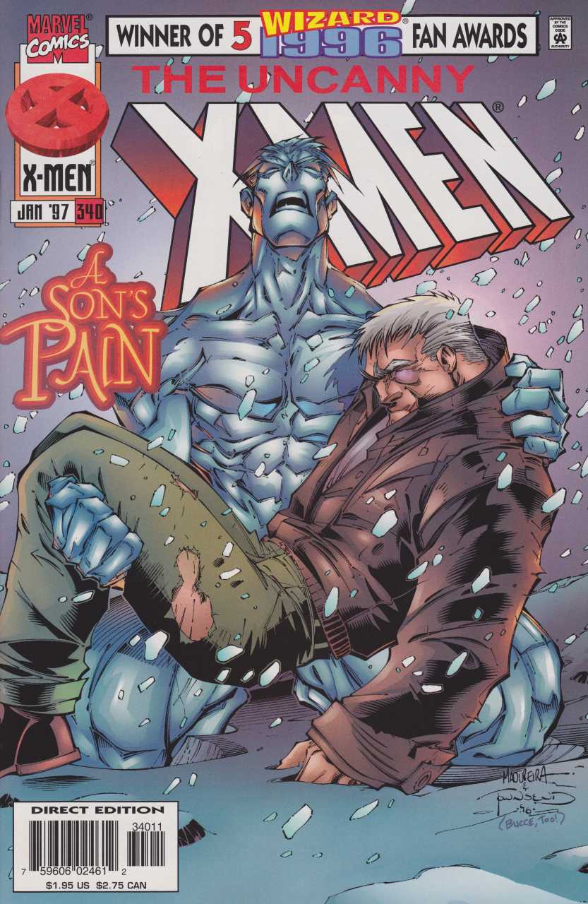 Marvel COMIC BOOK The Uncanny X-Men #340 (VF/NM)