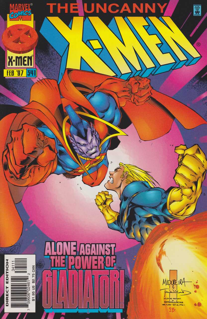 Marvel COMIC BOOK The Uncanny X-Men #341 (VF/NM)