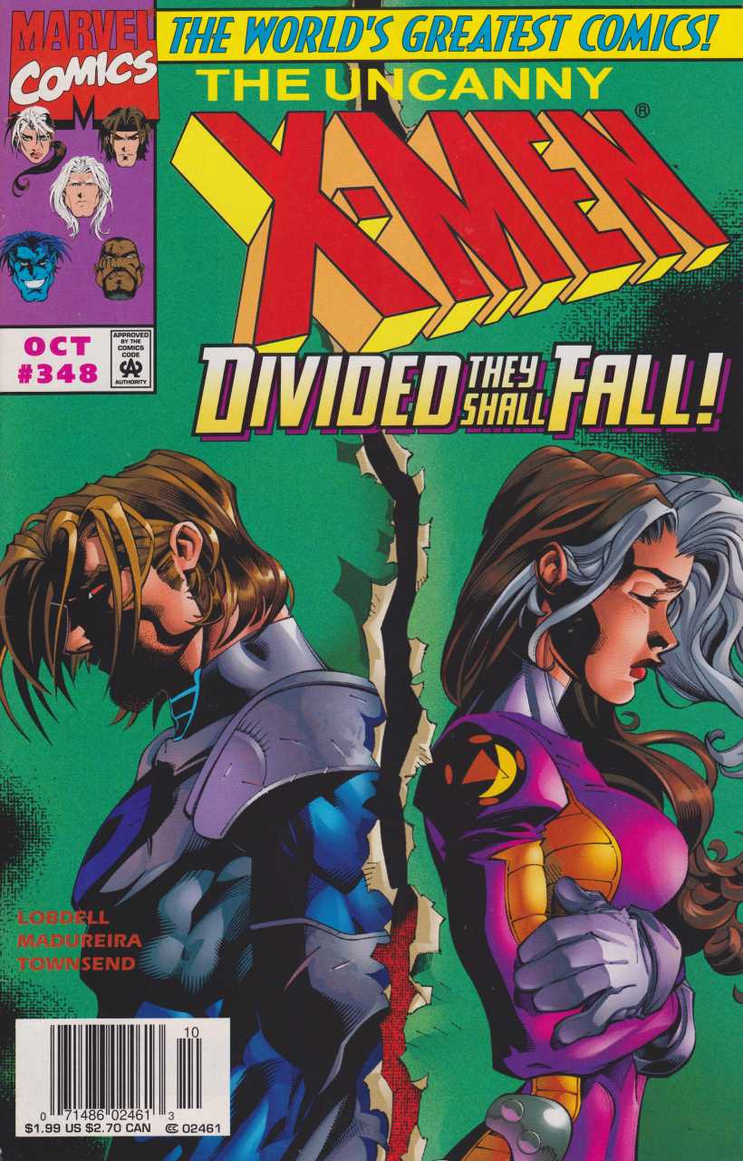 Marvel COMIC BOOK The Uncanny X-Men #348 (VF/NM)