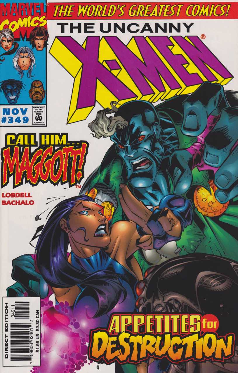 Marvel COMIC BOOK The Uncanny X-Men #349 (VF/NM)