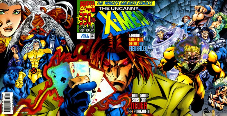 Marvel COMIC BOOK The Uncanny X-Men #350 foil (VF/NM)